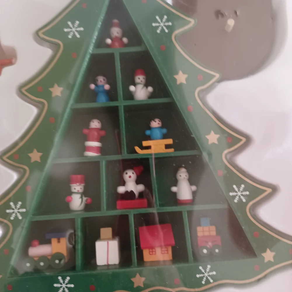 Target Green Christmas Tree Advent Calendar with Figurines
